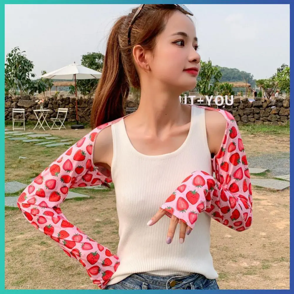 Summer Sunscreen Shawl Sleeves Quick-drying Ice Silk UV Protection Sleeves Neck Sunscreen Shawl Arm Cover For Outdoor Sports