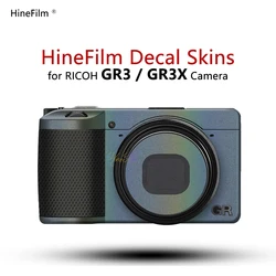 Hinefilm Skin for RICOH GRIII GR3 Camera Decal Skin Ricoh GR III Camera Sticker Protector gr3X  skin Anti-scratch Wrap Sticker