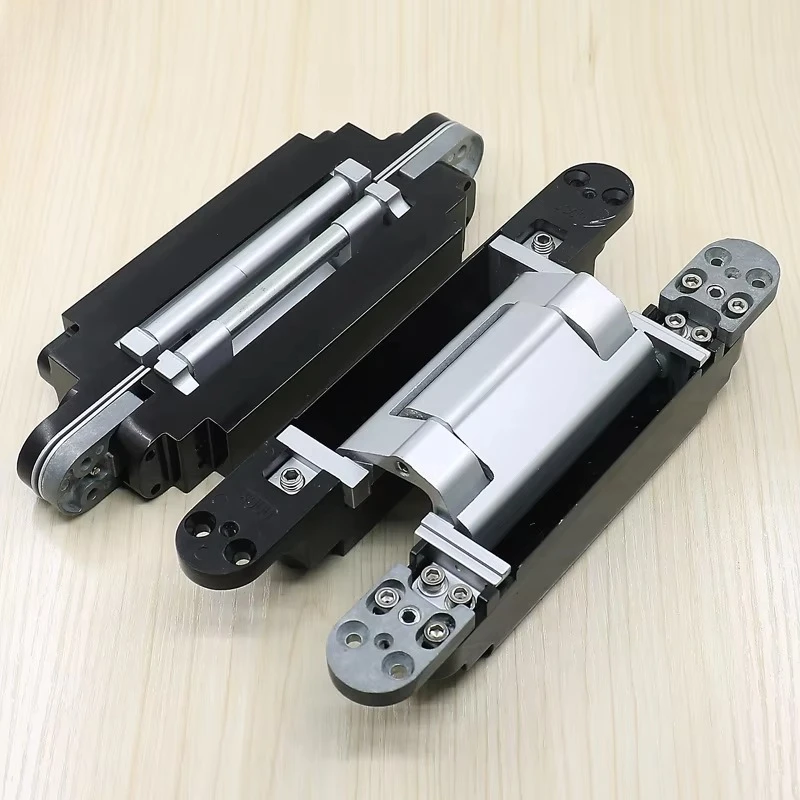 Скрытая регулируемая 3D-петля из цинкового сплава для тяжелых дверей, выдерживающая нагрузку до 160 кг, для деревянных распашных ворот