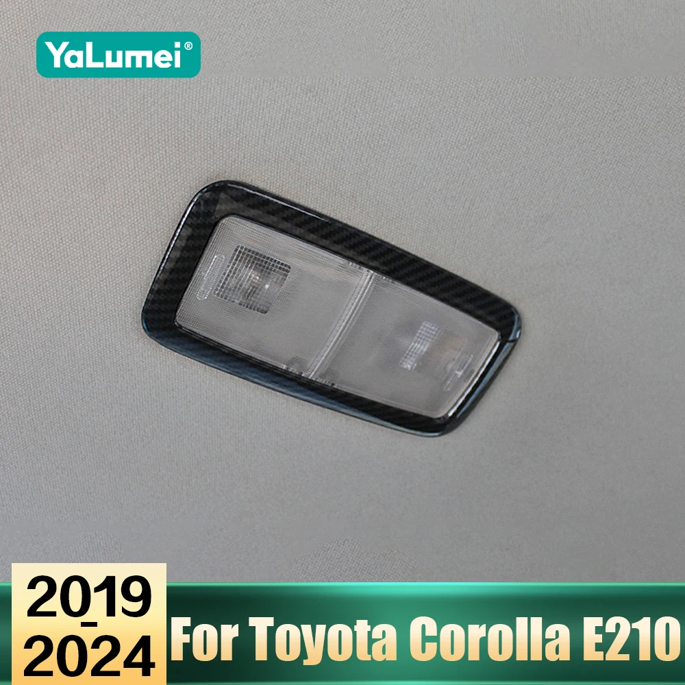 For Toyota Corolla E210 Hybrid 2019 2020 2021 2022 2023 2024 ABS Car Roof Lamp Frame Rear Seat Reading Light Lamp Cover Trim