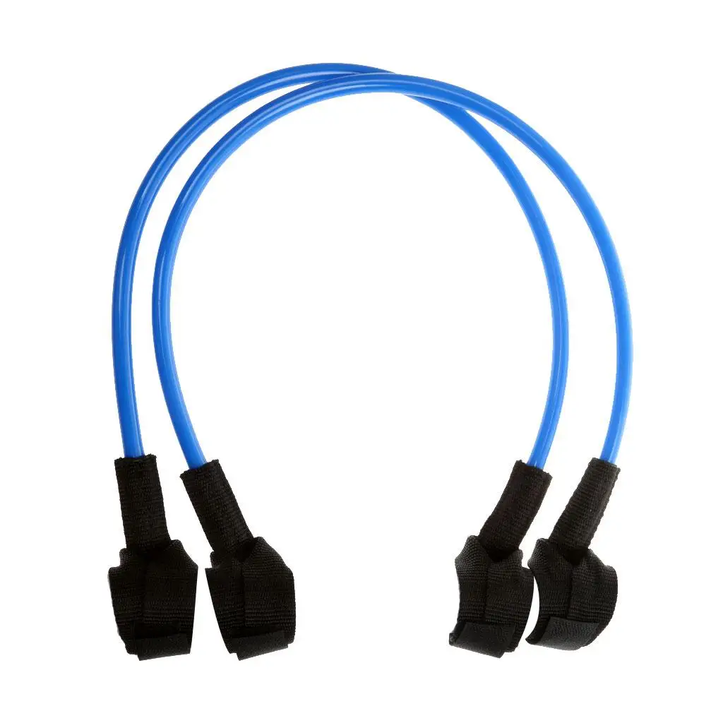 2pcs Blue TPU Windsurfing Fixed Harness Line - 26 inch