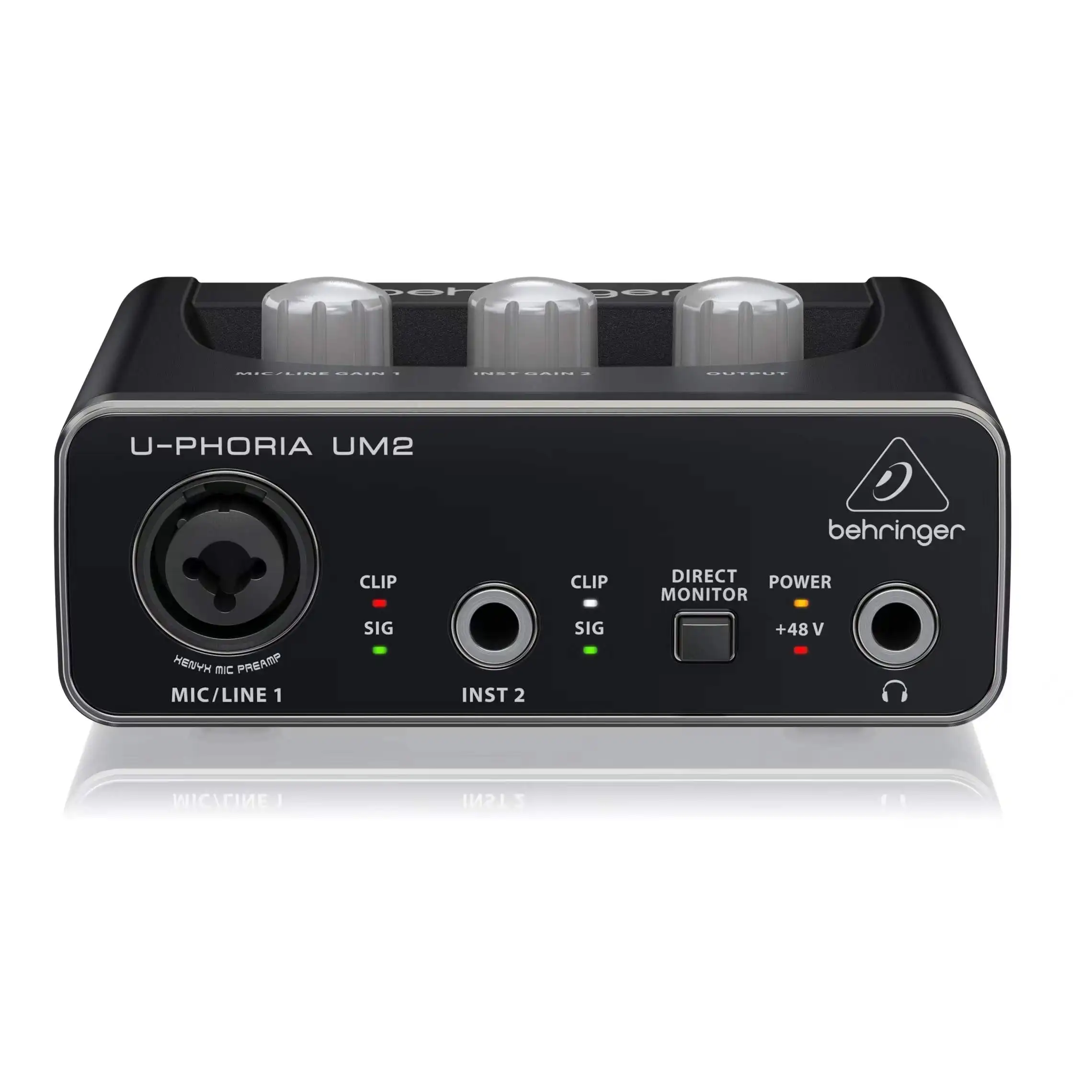 BEHRINGER U-PHORIA UM2 Guitar Recording External USB Sound Card Special Audio Interface For Internet Celebrity Live Broadcast