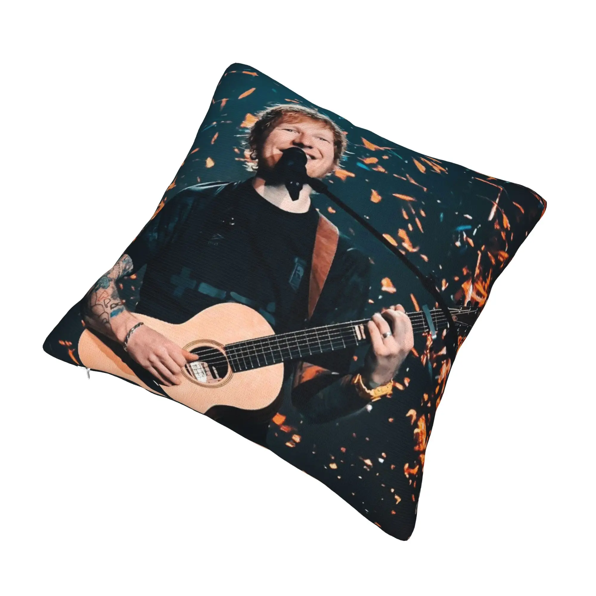 أغطية وسائد للديكور Ed Sheeran Loop Tour 2026 ملحقات غرفة النوم رمي كيس وسادة غطاء انغلق متعدد الحجم