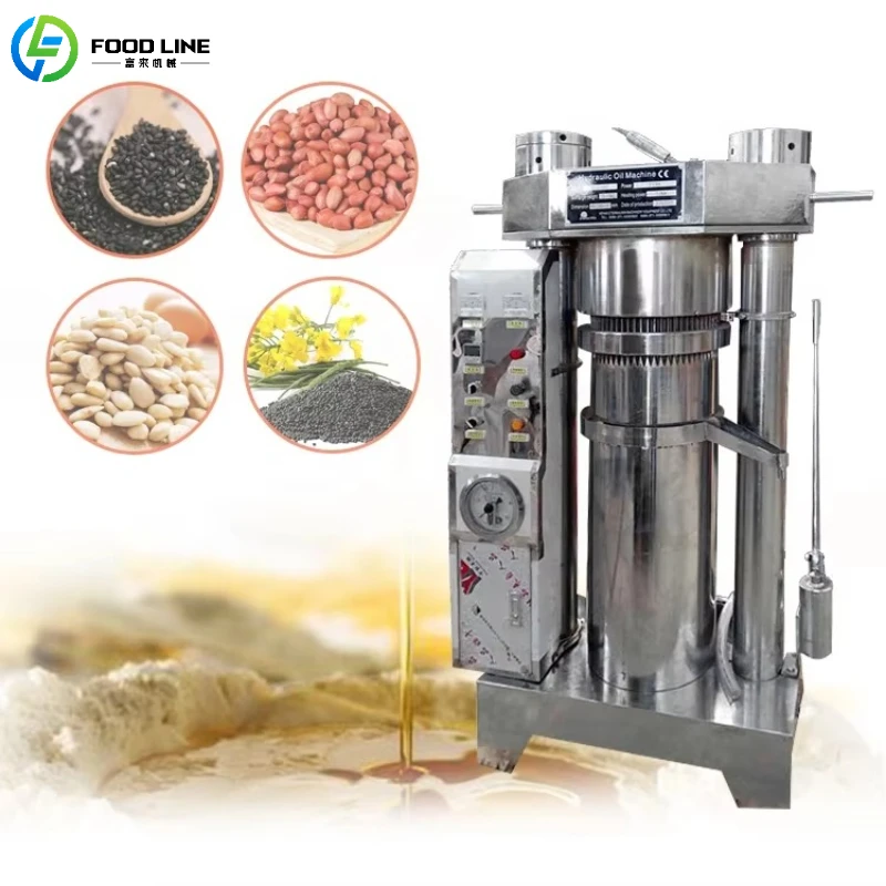 Customized Mobile Hydraulic Oil Press Machine Portable Oil Presser for Outdoor Small Batch Oil Making