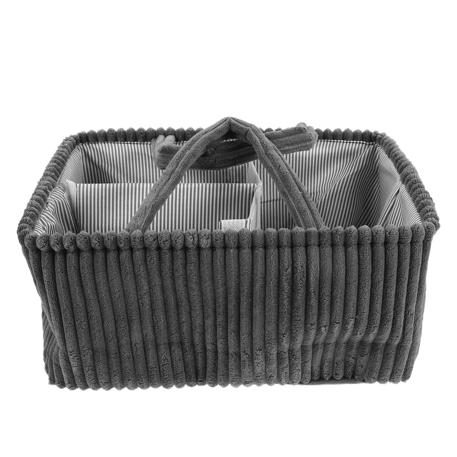 

Functional Handheld Storage Basket Ergonomic Handle Comfort Grip Stackable Design for Dorm Apartment