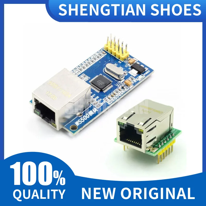Snvi W5500 Ethernet Module SPI to LAN TCP IP Hardware Stack Network Board Compatible with Arduino STM32 WIZ820io