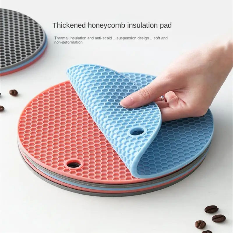 Heat Insulation Pad Silicone Anti-scald Table Pad Nordic Heat-resistant Pan Casserole Pad Household Heat-resistant Meal Bowl Pad