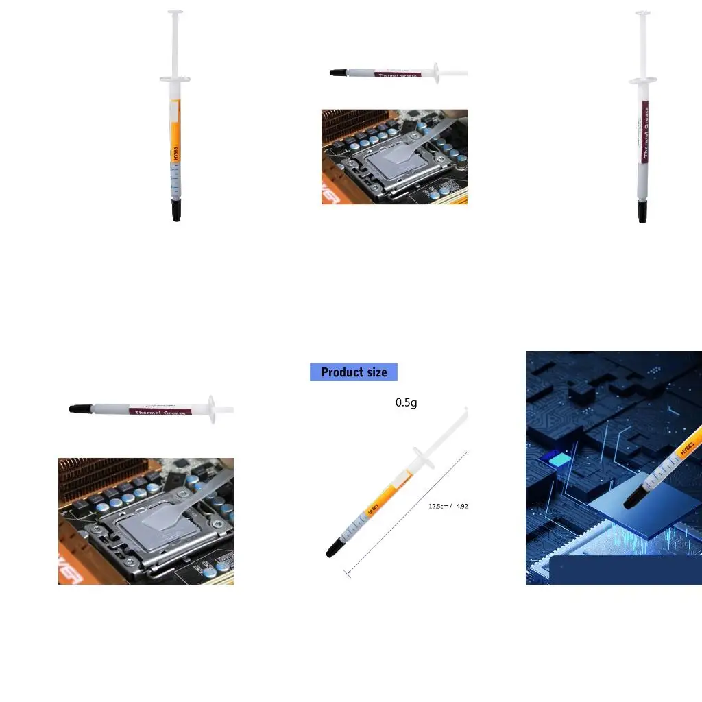  Low Thermals Resistance Thermals Conductives Greases NonCorrosive Safe Paste For Electronics Cooling 0.5g