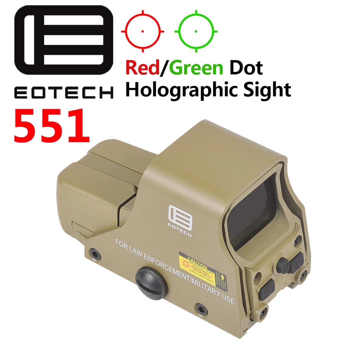 Eotech G33 G43 G45 Sight Vast 3X 5X Vergrootglas Scope 551 552 553 558 Holografische Collimator Red Dot Sight UNITY Snelle montage