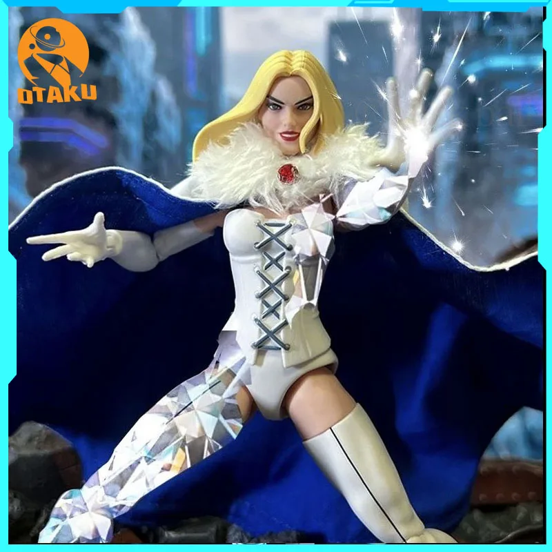 جديد اليدوية 1/12 مقياس الإناث شخصية كوميدية الأبيض الملكة X-Men 97 الوجهين عباءة اكسسوارات ل 6in عمل الشكل الملابس