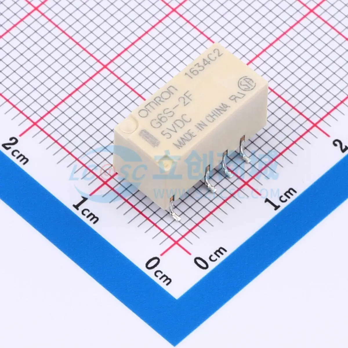 15pcs G6S-2F-TR 5V DC 5V SMD 14.8x7.3mm DPDT Signal Relay PCB Electronic Switch