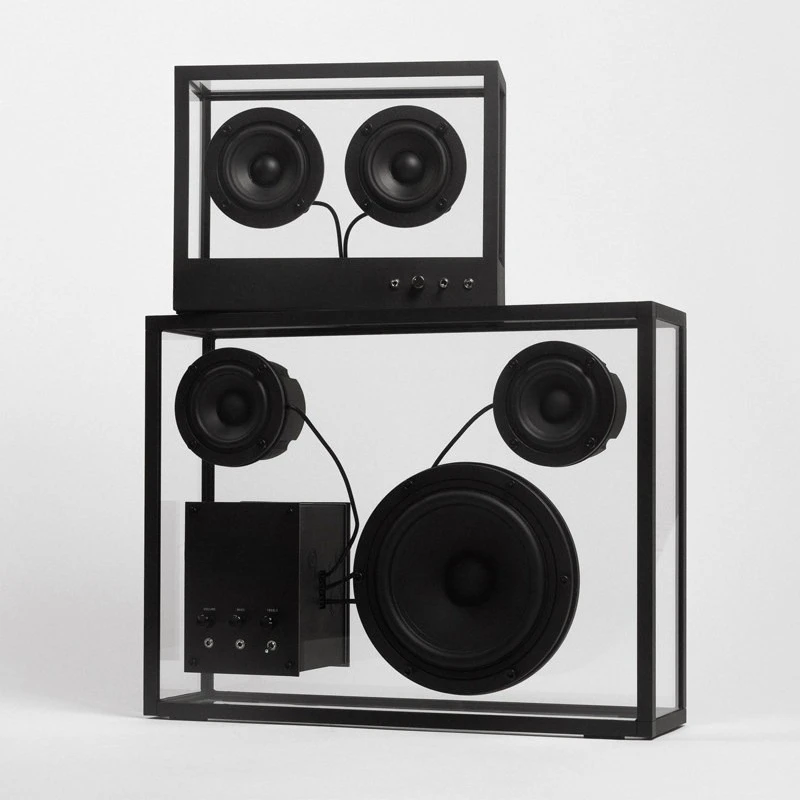 

Wireless Bluetooth Transparent Speaker Nordic Style Portable Audio Device Clear Sound