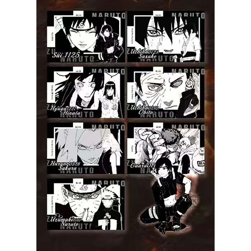 Naruto Wild Boundary Vol.1 Anime Collectible Art Paper Cards Booster Box Uchiha Itachi Sasuke Naruto Classic Ninja Group Portrai