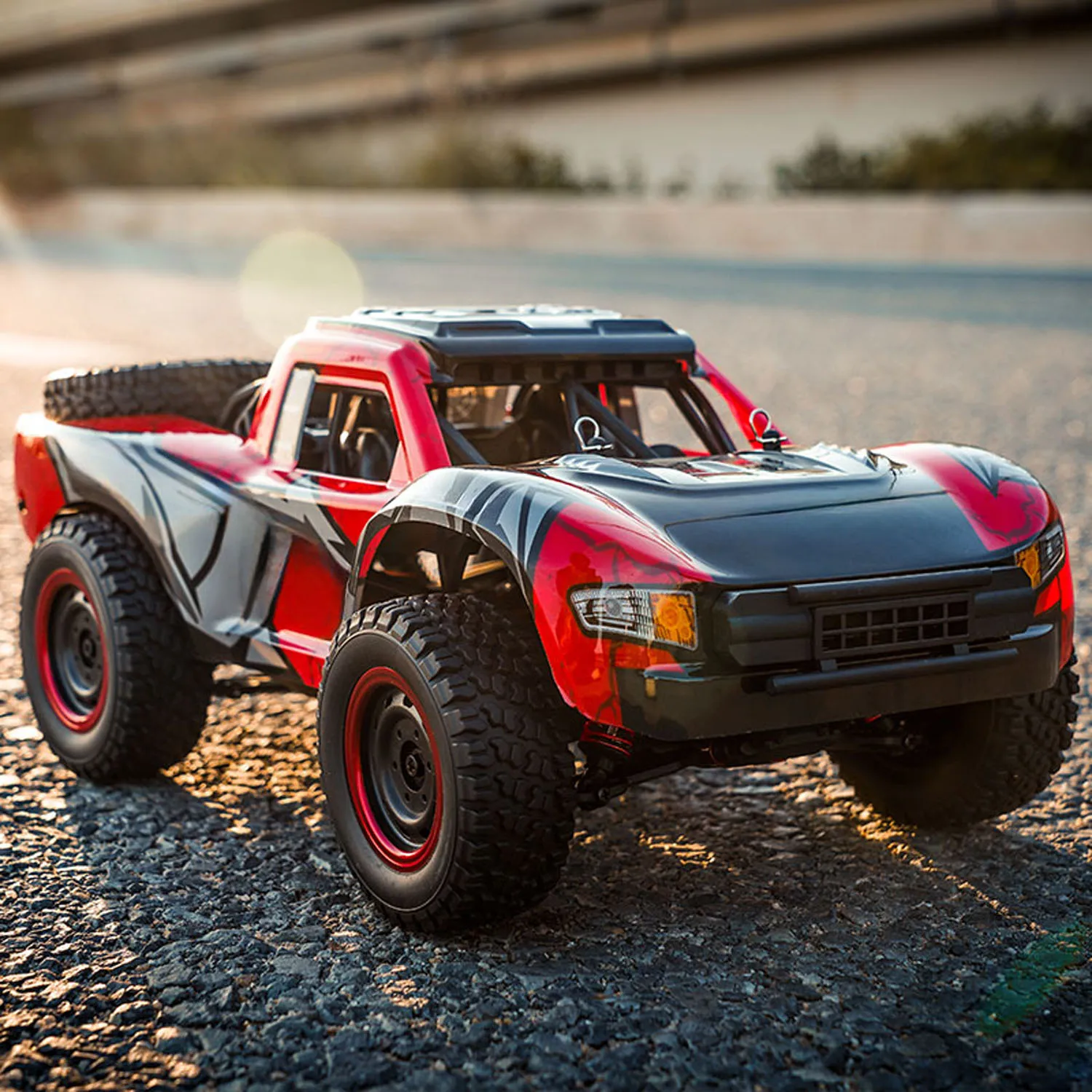 

1/14 RC Высокоскоростной 48 км/ч Внедорожник 4WD Q130A Двигатель с угольной щеткой Автомобиль с дистанционным управлением 17G Сервопривод Светодиодные фонари RTR Модель игрушки
