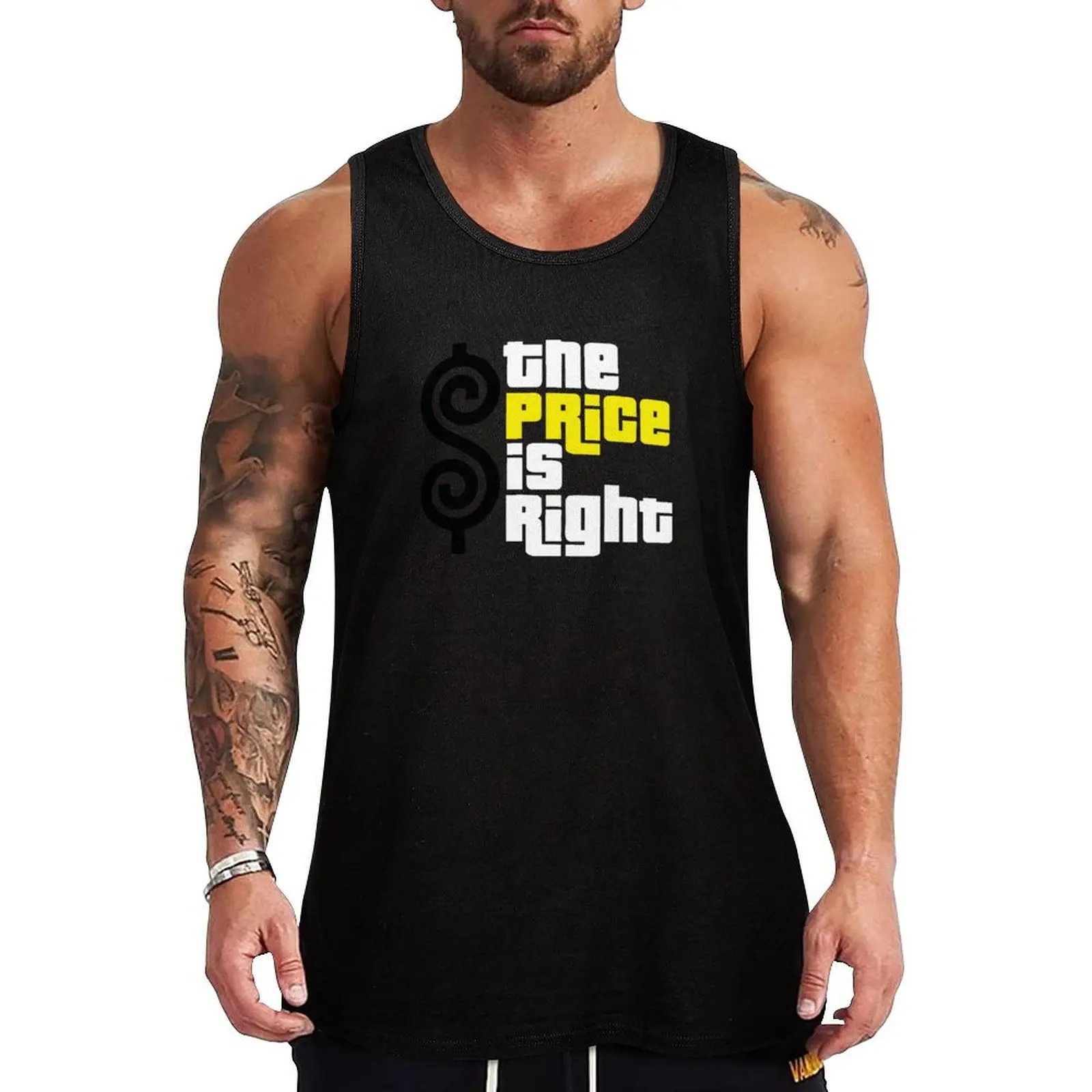 the price is right Tank Top Street Hip Hop Tank Top Casual Sleeveless Wear