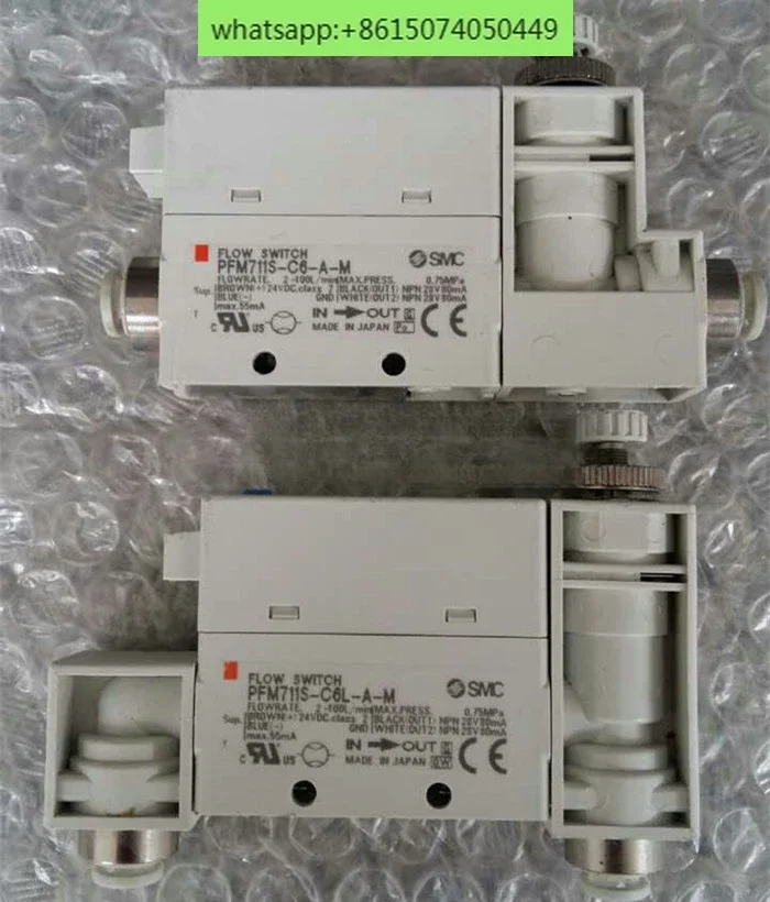 

SMC gas flowmeter PFM711S-C6L-A-M, C6, C8L, 02L, 01L, 01-A-M fineness new 02