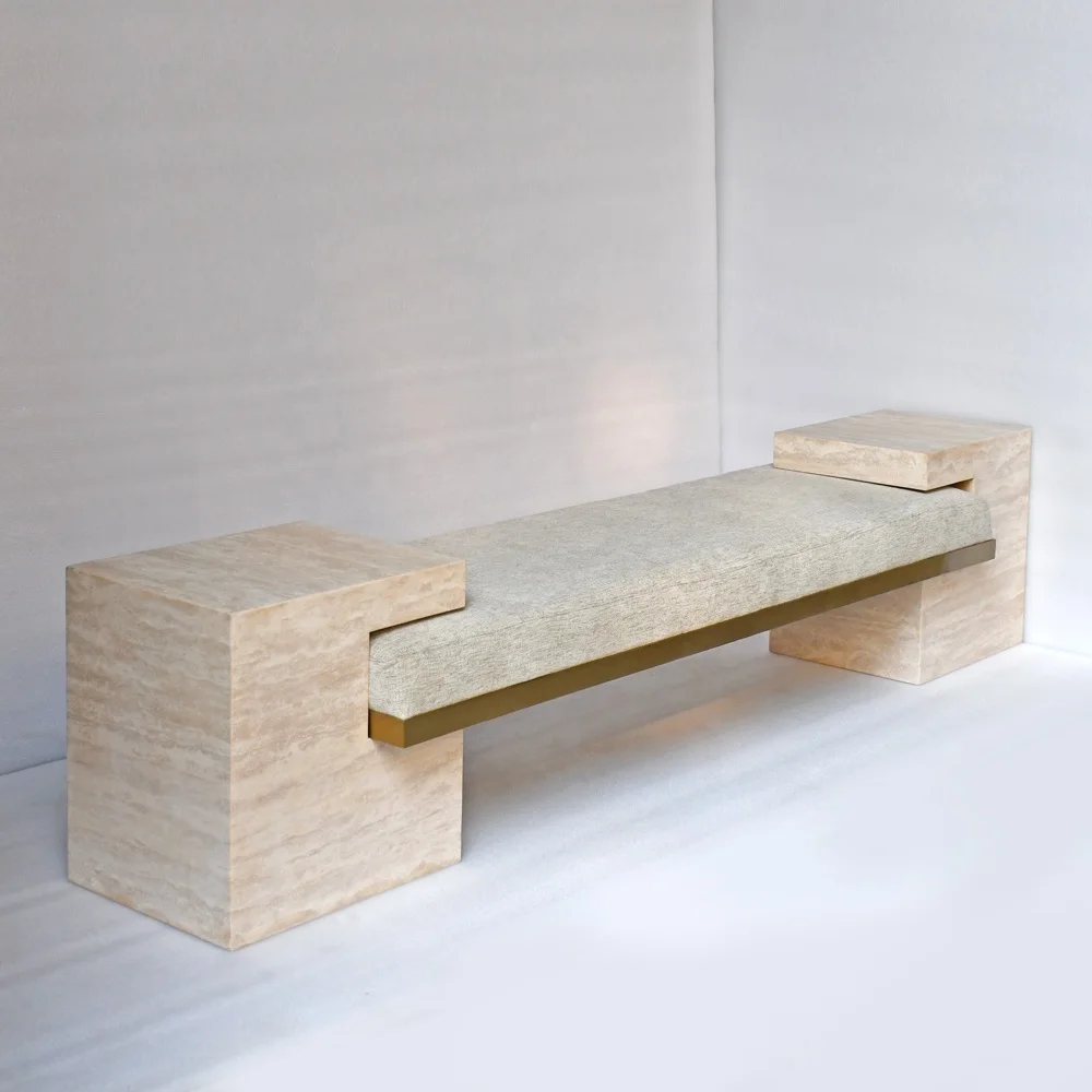

Modern Minimalist Nordic Living Room Furniture Villa Coffee Table Side Table Bench