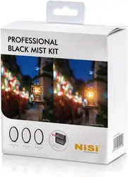 NiSi 67mm Professional Black Mist Kit | 1/2, 1/4, and 1/8 Density Mist Effect Lens Filters | Photography and Videography