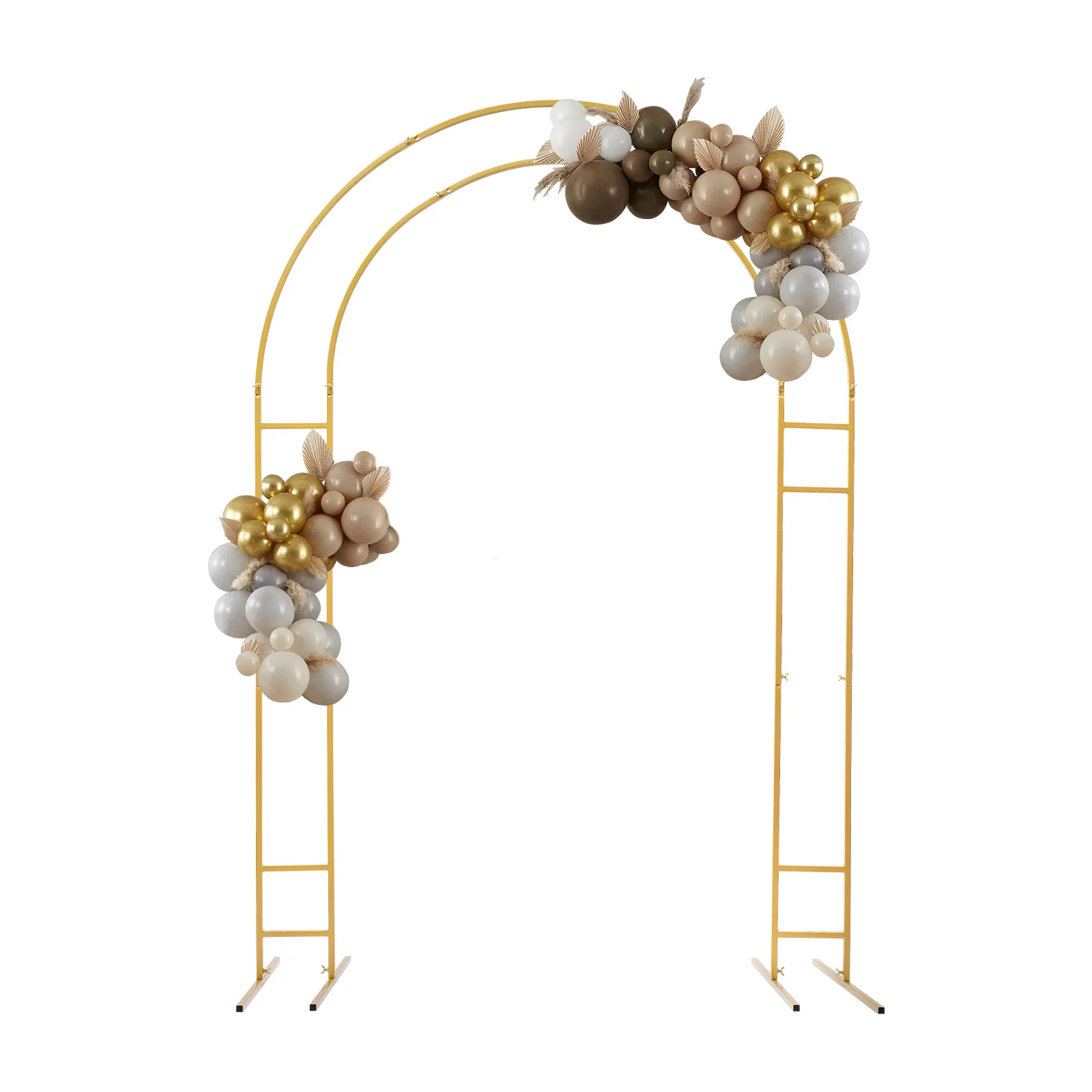 Imagem -03 - Casamento Arch Stand com Base Backdrop Balloon Arch Backdrop Stand para Jardim Gramado Quintal Pátio Decoração da Festa 7.2ft