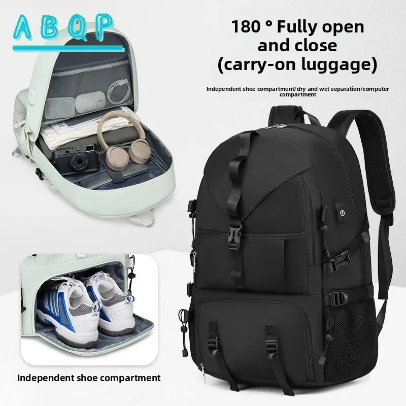 Men Women Backpack Large Capacity Travel Backpacks Leisure Sports Style Outdoor Luggage Bags Multifunctional with Interlayer