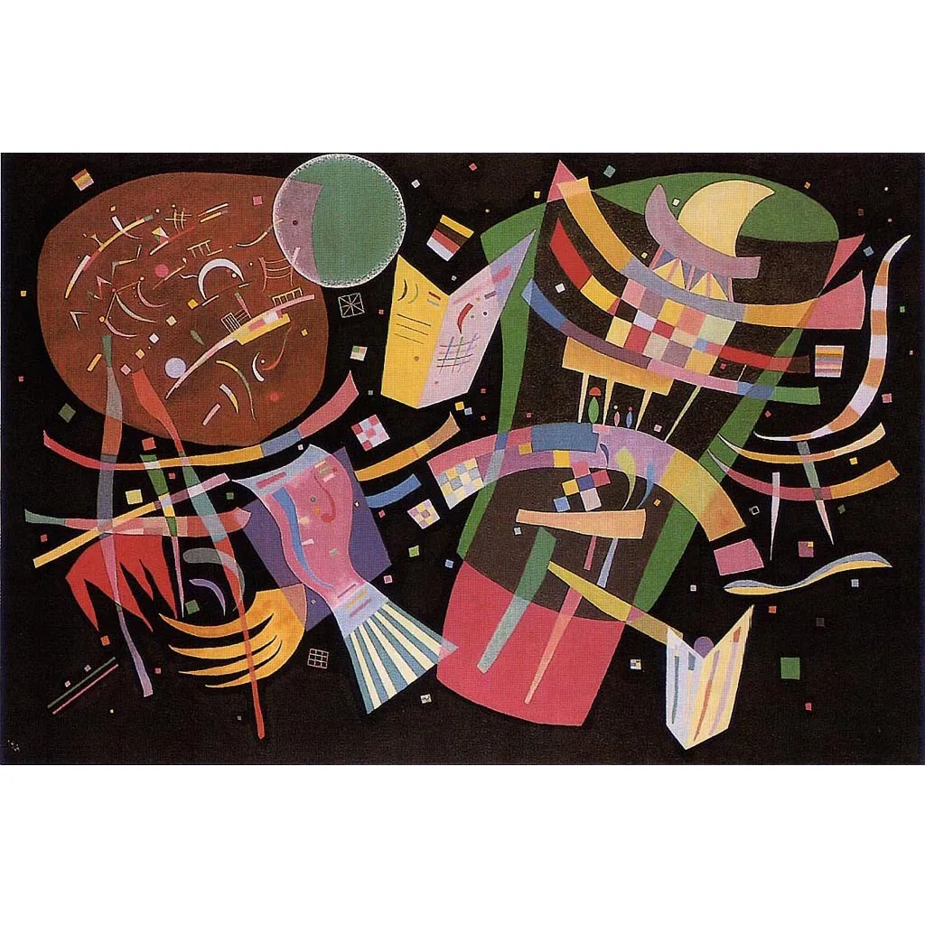 

Composition X by Wassily Kandinsky Hand painted abstract oil painting Compositions Series art Modern home wall decor picture