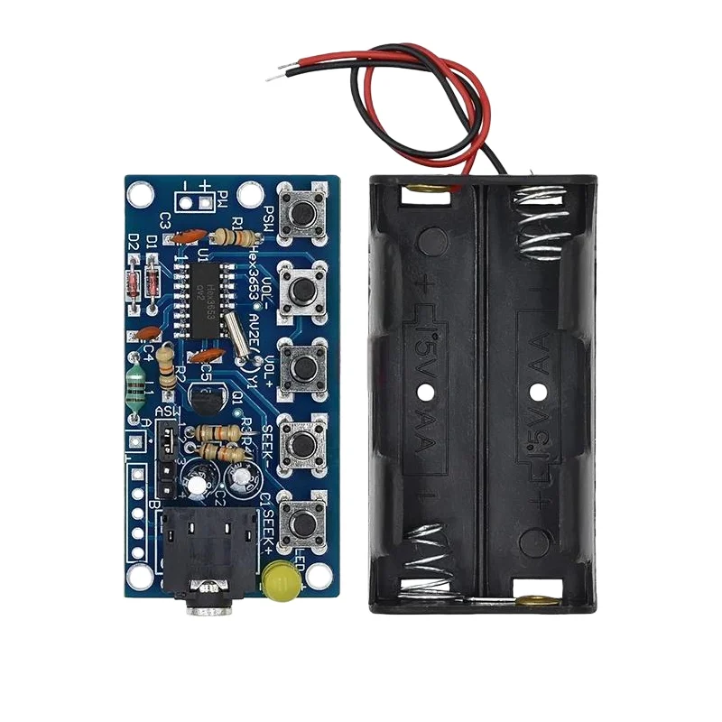 طقم راديو FM 76 ~ 108 ميجا هرتز طقم تدريب DIY