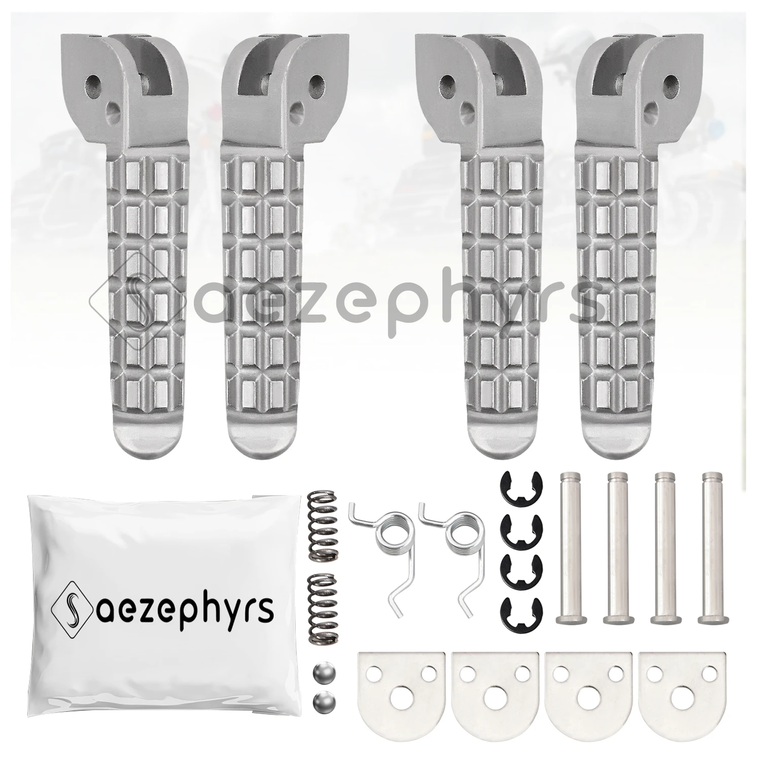 Motorcycle footrest front and rear pedal accessories for Ducati SuperSport Scrambler Monster Hypermotard 950 1100 796 696 659 - Image 2