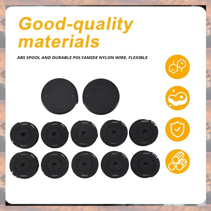 2025 الاتجاه F016800385 استبدال السيارات تغذية بكرة خط سلسلة الانتهازي جزازة العشب الموضوع بكرة ل Easygrasscut (10 بكرة + 2Ca #3