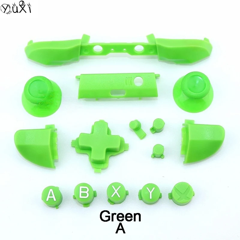 YuXi 19 Colors 1SET For Xbox One S Repair Accessories Key Full Set Modify DIY LB RB LT RT NEW Button Game Handle Direction Key