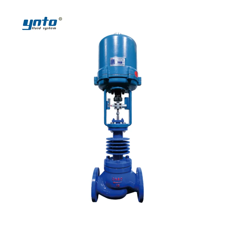 

YNTO ZDLP 20mm to 300mm Electric sleeve control valve automatic water flow gas regulating valve