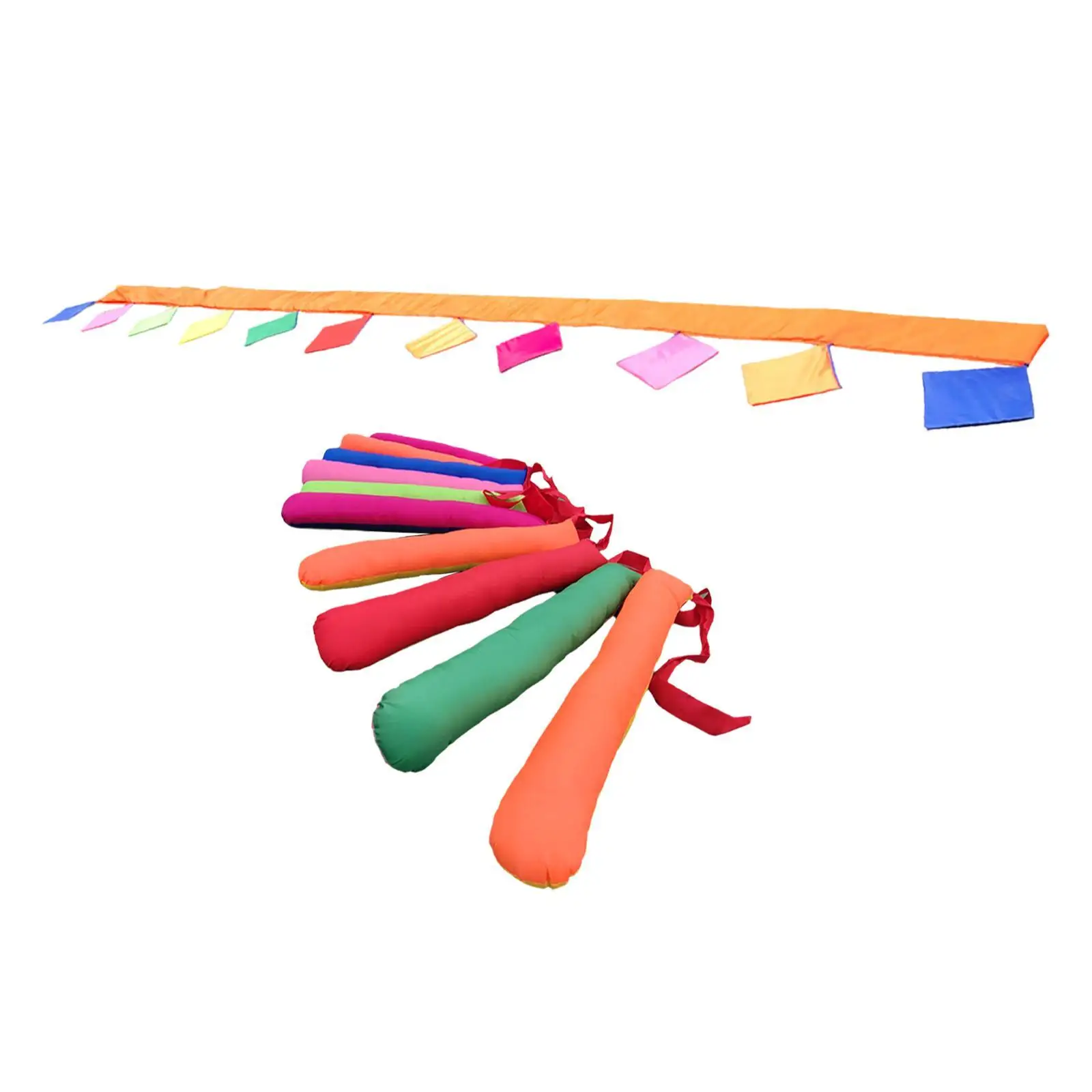 Kids Outdoor Game Colorful Team Game Flexible Training Equipment Toy for Sports Preschool Teens Children Indoor and Outdoor