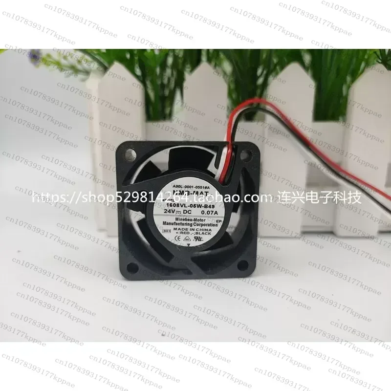 1PCS 1608VL-05W-B49 109P0424H6D23 A90L-0001-0551 #A FANUC Fan Cooling Blower Motor Replacement Part for Industrial CNC Machine