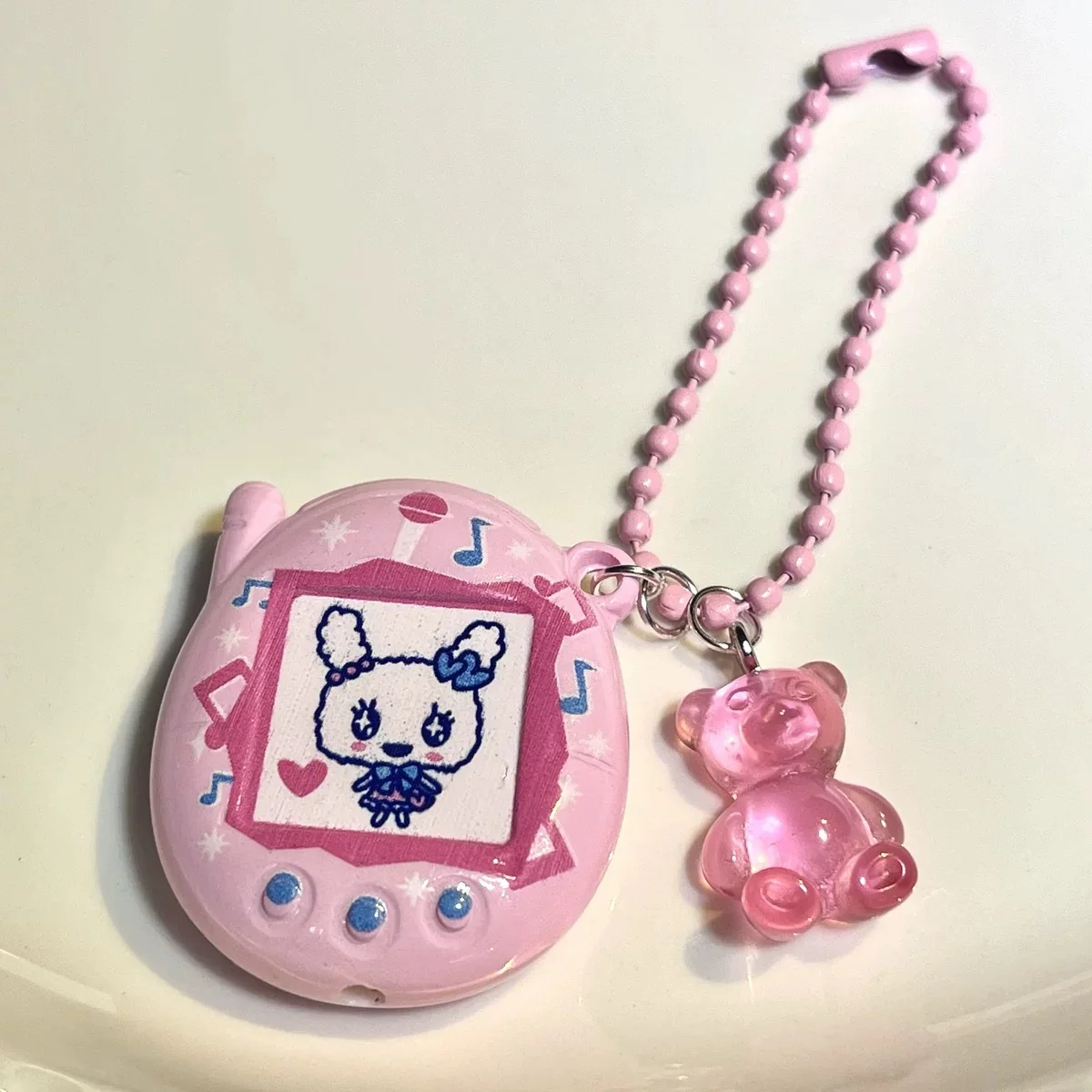 Tamagotchi anime simulado eletrônico pet máquina modelo kawaii mimitchi mochila chaveiro pingente mismotchi modelo presente de aniversário