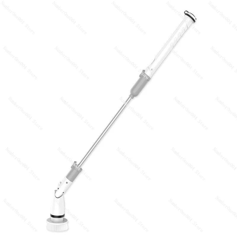 

Cordless Electric Cleaning Brush - Rotating, Angled Head - Rechargeable Floor Brush for Tile, Bathroom, and Bathtub Cleaning