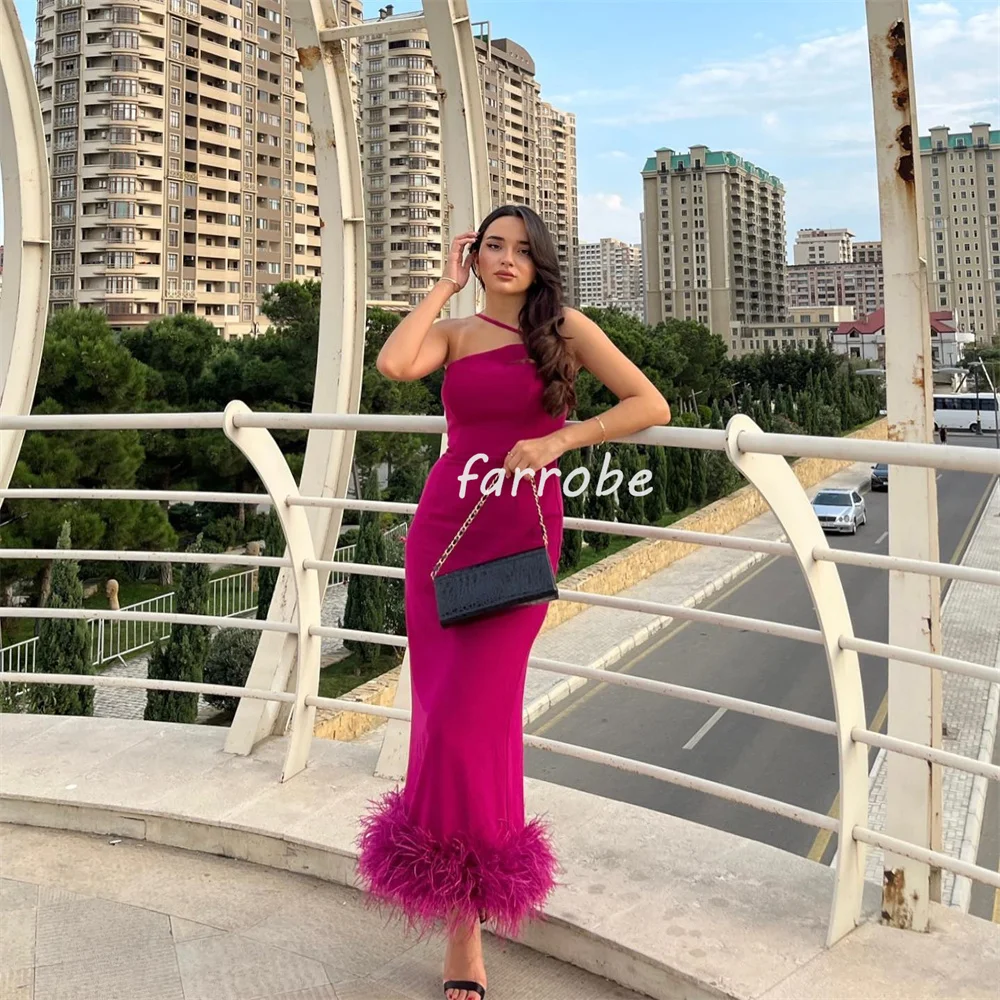 Customized Unisex Pastrol Jersey Feather Pleat Straight Spaghetti strap Midi Dresses Bespoke Occasion Dresses High Quality