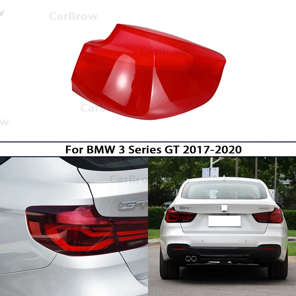 

Tail Lamp Cover Brake Lights Mask Plexiglass Housing For BMW 3 Series GT 2017-2020 Accessories Outside Taillight Shell