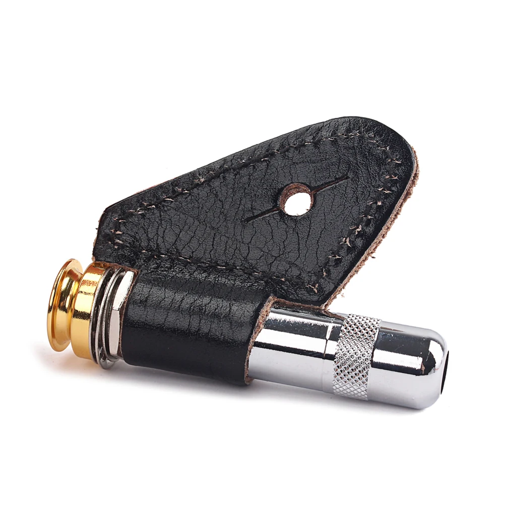 

1 Set Guitar Endpin Jack Copper Plated Anti-Rust Compact High Sensitivity For Acoustic Electric Bass Strap Pin Socket Gt226