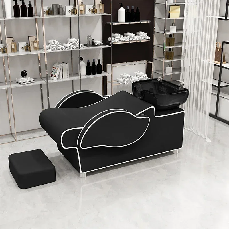 

Adult Lying Light Luxury Shampoo Chair Hairstyle Shaving Hairdressing Shampoo Chair Japanese Washbasin European Rendy Furniture