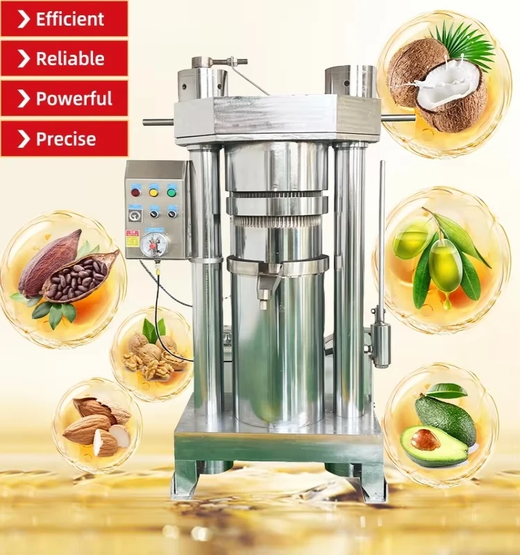 Factory Wholesale Versatile Applications Cold Pressed Oil Machine Oil Squeezing Machine Avocado Cocoa Hydraulic Oil Press