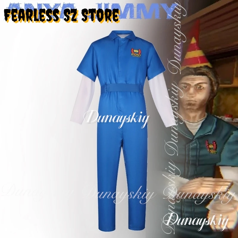 Game Mouthwashing Cosplay Nurse Anya Jimbo Cosplay Costume Women Anya Jimmy Barnes Jumpsuits Hat Uniform Suit Role Play Outfit view 2