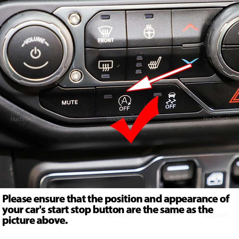 Automatic Stop Start Engine System Off Device Control Sensor Plug Cancel Cable for Jeep JL Wrangler 2018-2023