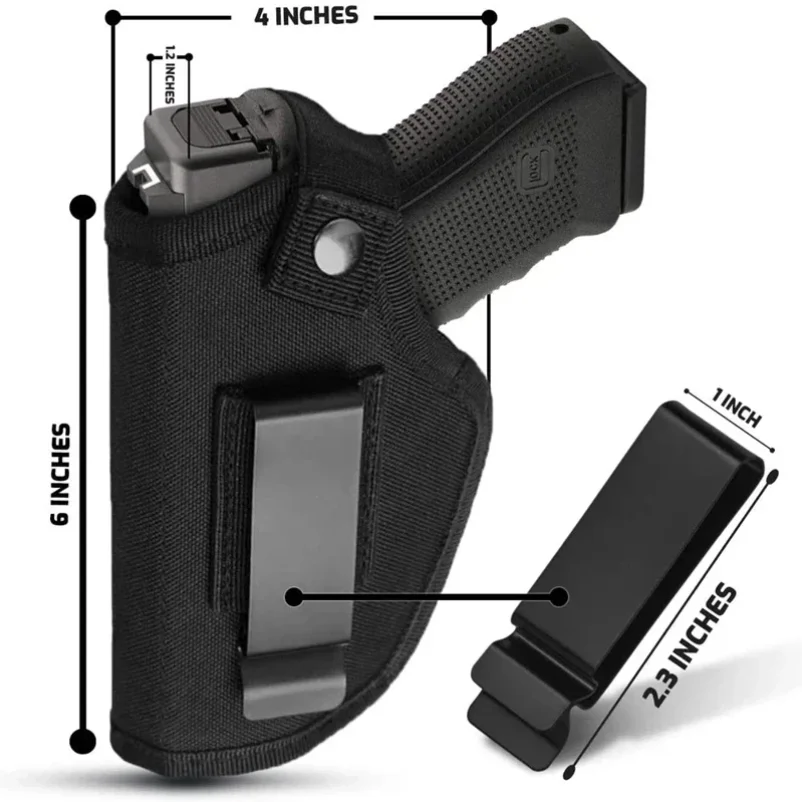 

Holster Right Left OWB IWB Universal for Inside Concealed Carry Holster for G17 19 23 25 26 27 29 30 32 33 38 42 43 S&W M&P