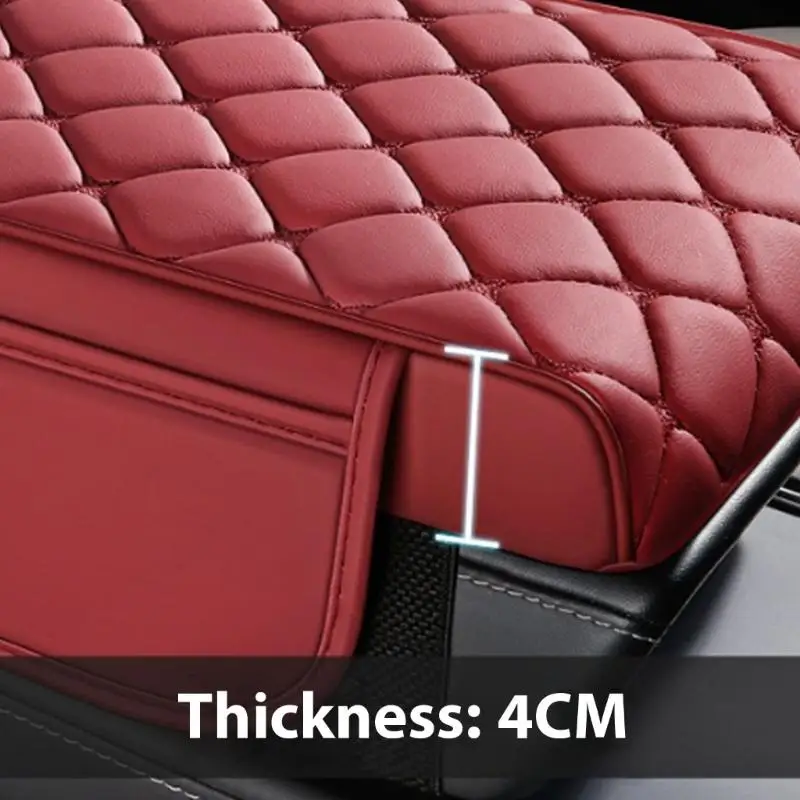 وسادة مسند ذراع لوحدة التحكم المركزية للسيارة جديدة من رغوة الذاكرة لعام 2025 مع أشرطة مرنة لتعزيز راحة القيادة وجيوب تخزين