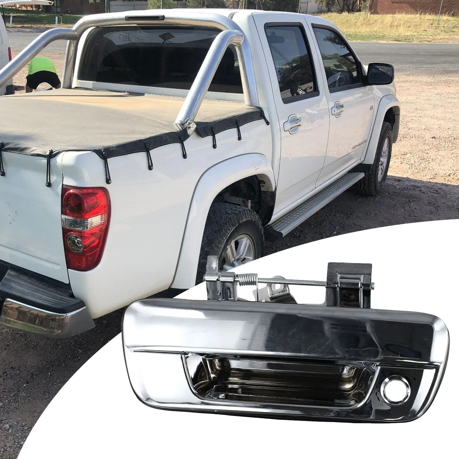 Replacement Chrome Tailgate Handle for Holden For Colorado and For Isuzu DMAX with Excellent Performance Features