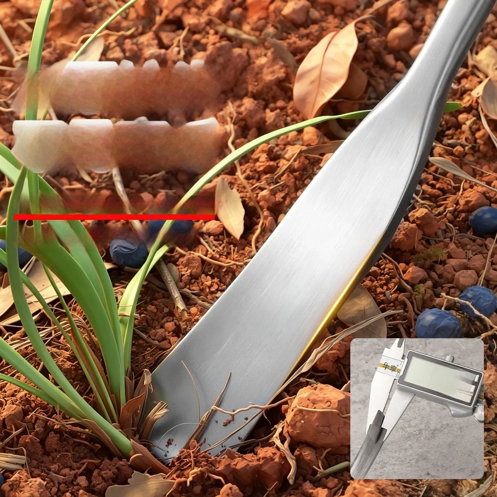 Green Weeding Shovel For Digging Garlic For Edging Lightweight Tool For Pot Transplanting Loosening Garden Farming Equipment