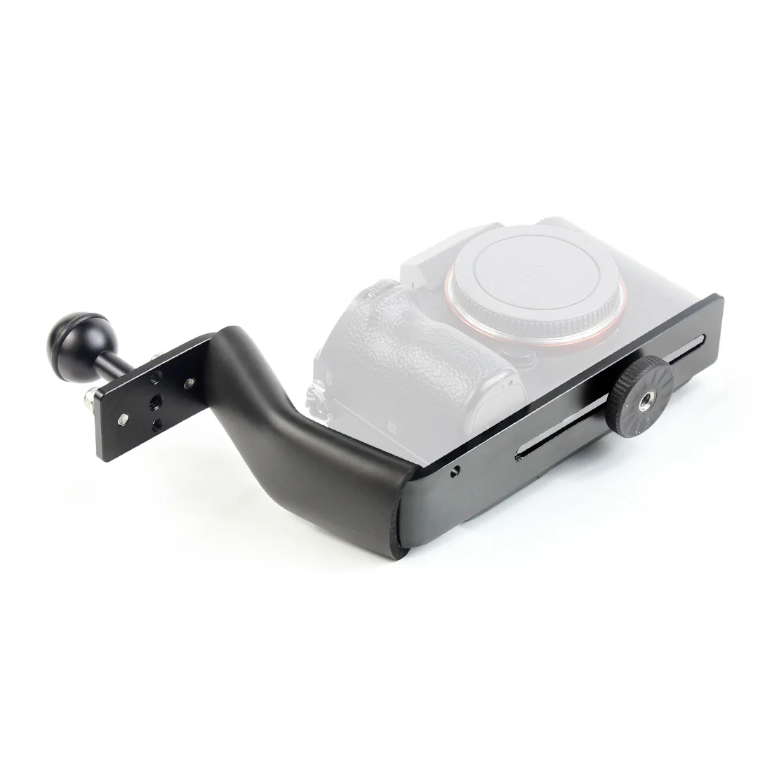 Tauchhalterung aus Aluminiumlegierung, Z-Typ, Einzelgriff mit Basisadapter für Gopro Unterwasserkamera, Fotogehäuse, Taschenlampe – Detail 14