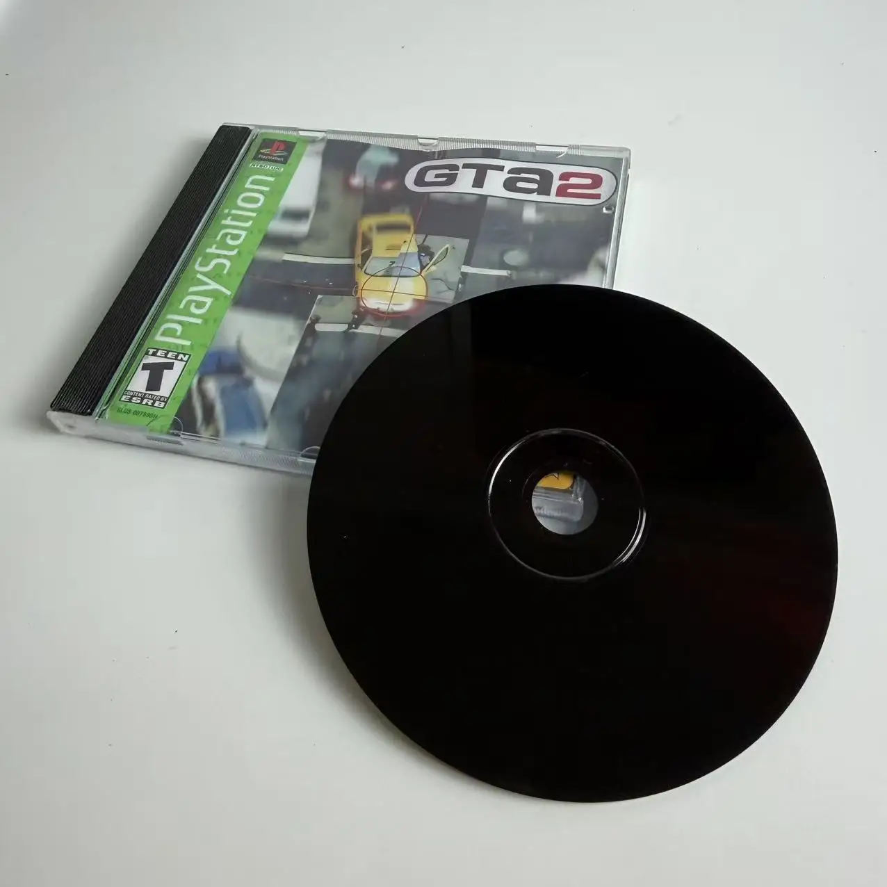 قرص استنساخ عالي الجودة لجهاز Sony PS1: Grand Theft Auto II (إصدار الاهتزاز الأمريكي، بدون دليل)