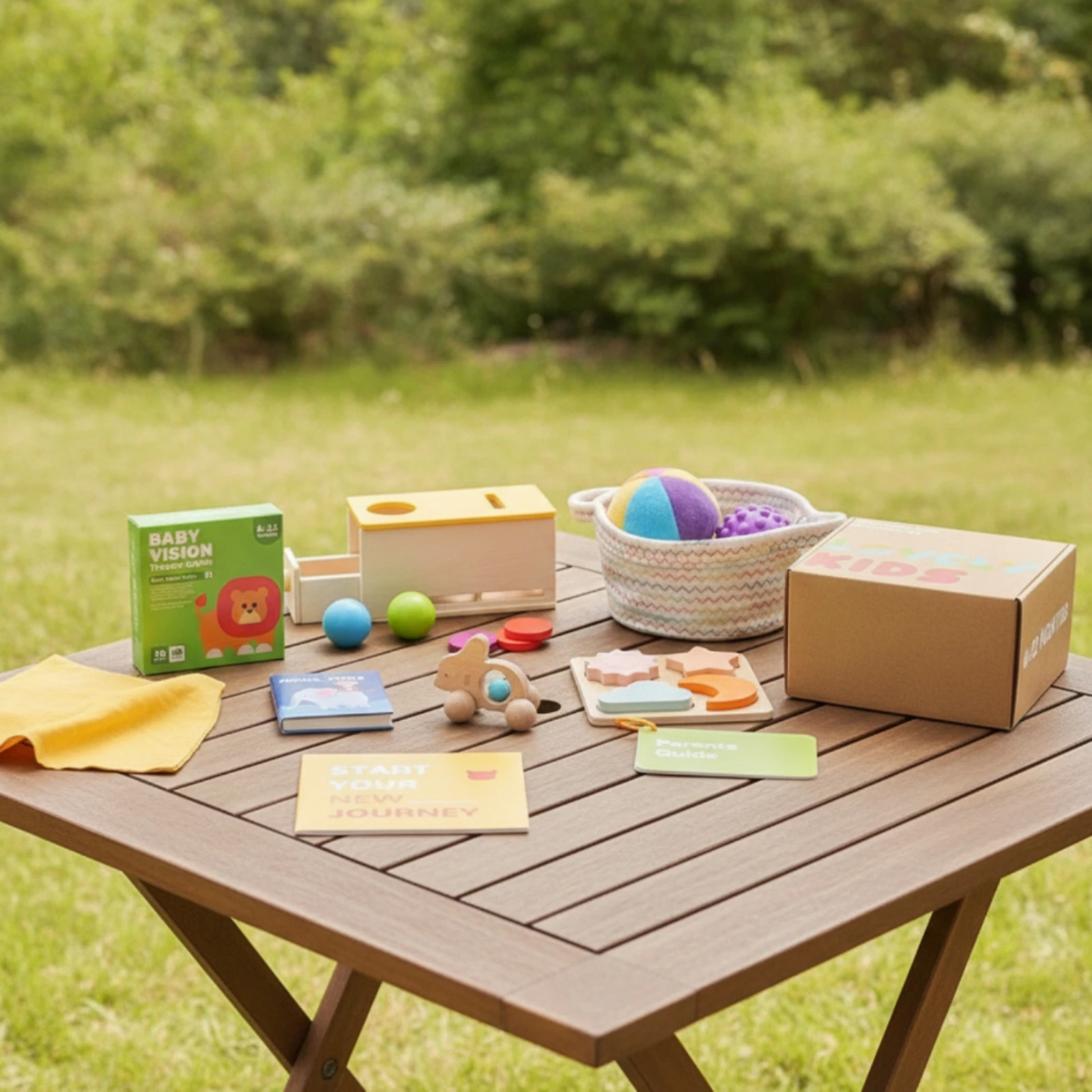 Object Permanence Box with Drawer Child-Centered Busy Box with Drawer Smooth Edges Problem-Solving for Toddlers, Home, Playroom