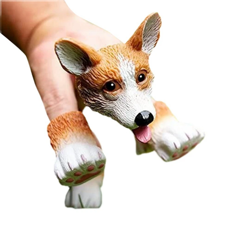 D Squirrel Finger Puppet Set, Animals Puppet Show Theater Props,Novelty Toys Weird Stuff Gifts Durable