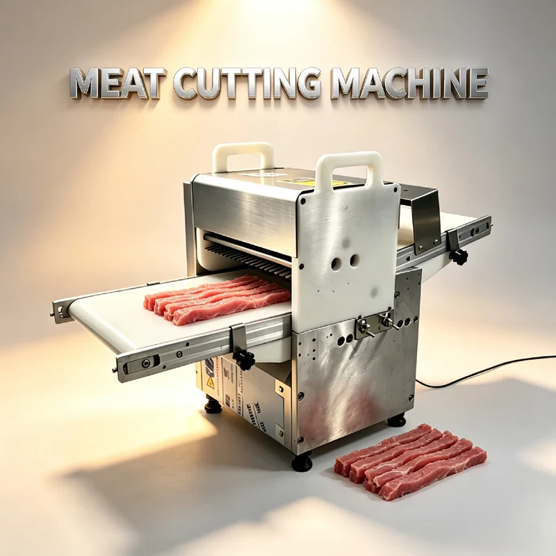 Electric Commercial Meat Slicer Fresh Beef Chicken Cutting Machine For Canteen Restaurant Supermarket Meat Cutting Machine
